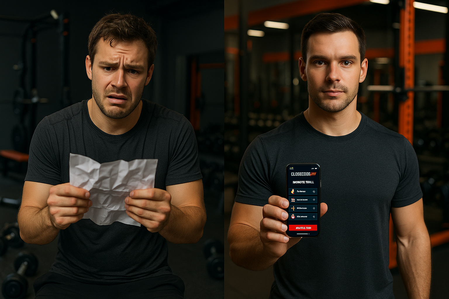 Comparação Frustração vs Precisão - Método tradicional vs IA OldSchool Lab